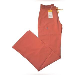 🧡FIGS Kade Cargo Scrub Pants. Limited Edition Color-Coral. Size-XS. NWT.